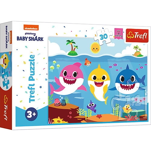 Puzzle Podwodny świat rekinów Baby Shark